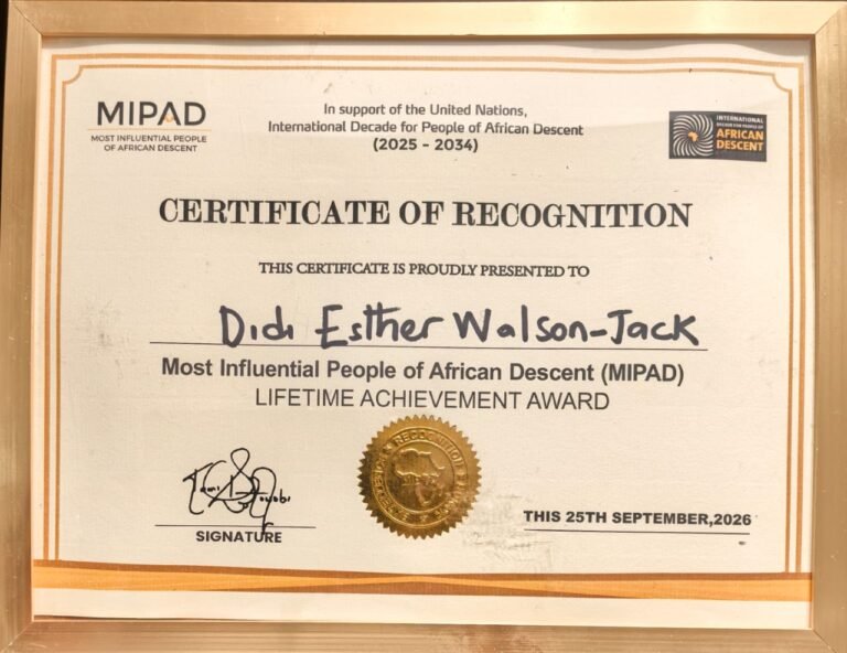 2026 Global Service Award – MIPAD
